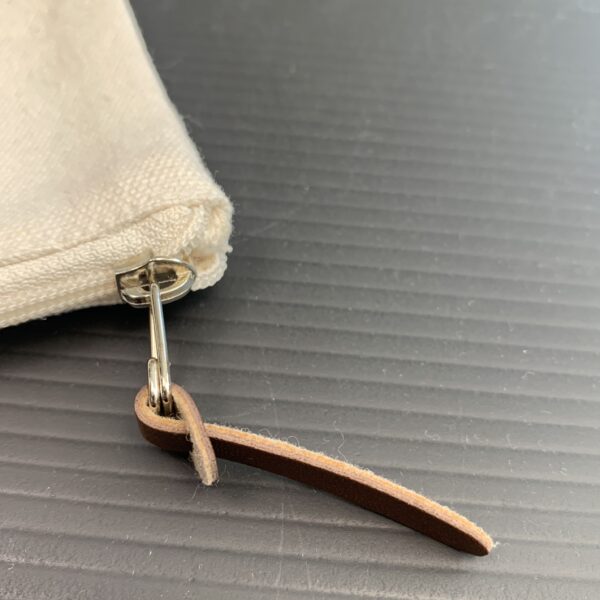 Heavy Cotton Zipper Pouch 8"x5"