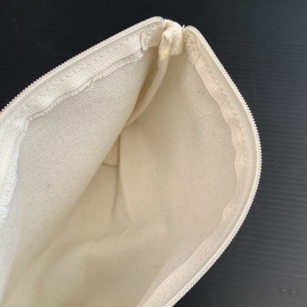 Heavy Cotton Zipper Pouch 8"x5"