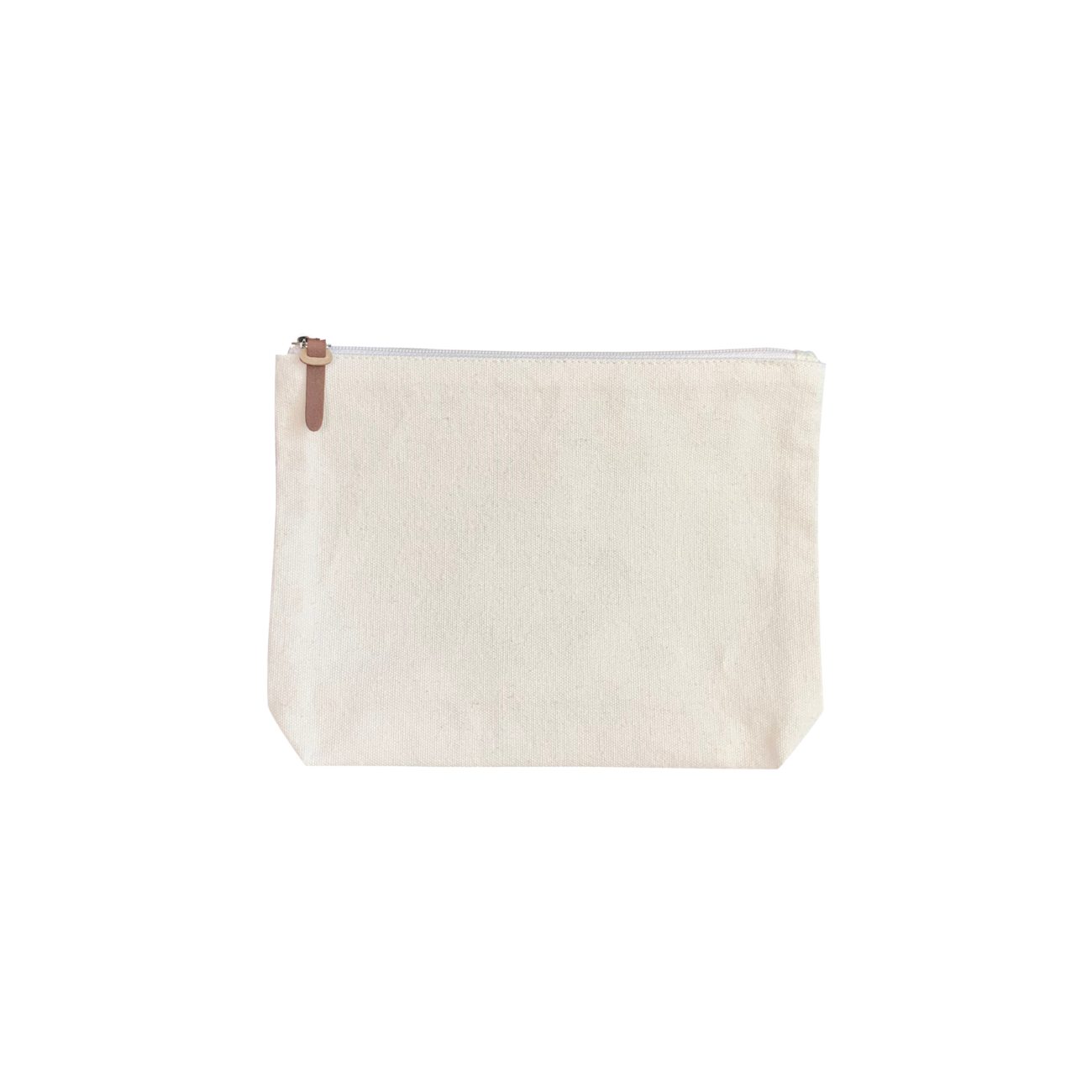 Heavy Cotton Zipper Pouch 9.5" X 7.5" - Image 1