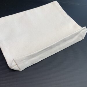 Heavy Cotton Zipper Pouch 11.5" X 9" - Image 2