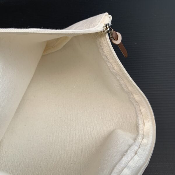 Heavy Cotton Zipper Pouch 11.5" X 9"
