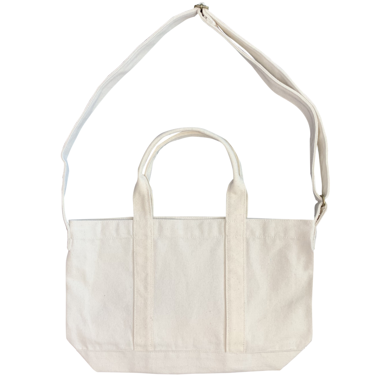Heavy Cotton Dual Strap Tote Bag 15.25"x10" - Image 1