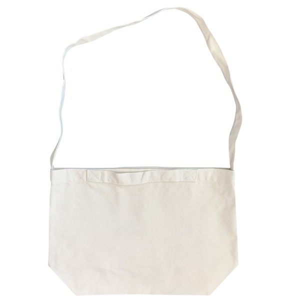 Heavy Cotton Crossbody Bag  17.75" X 12”