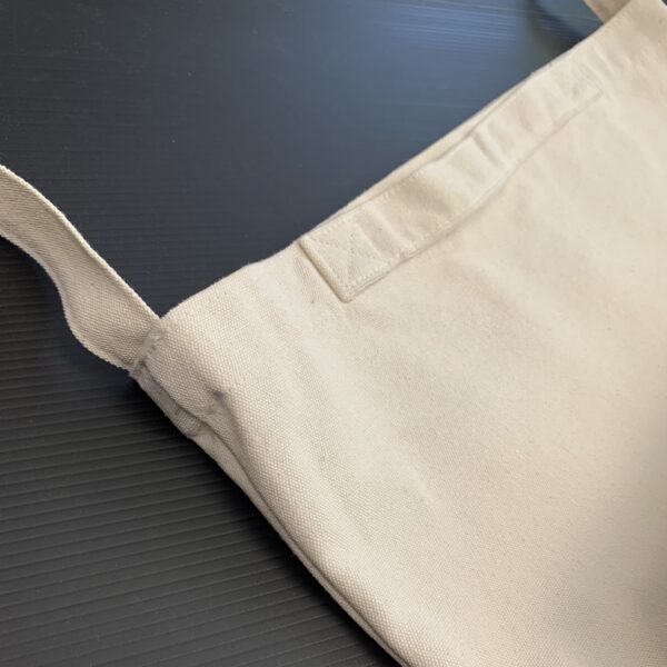 Heavy Cotton Crossbody Bag  17.75" X 12”
