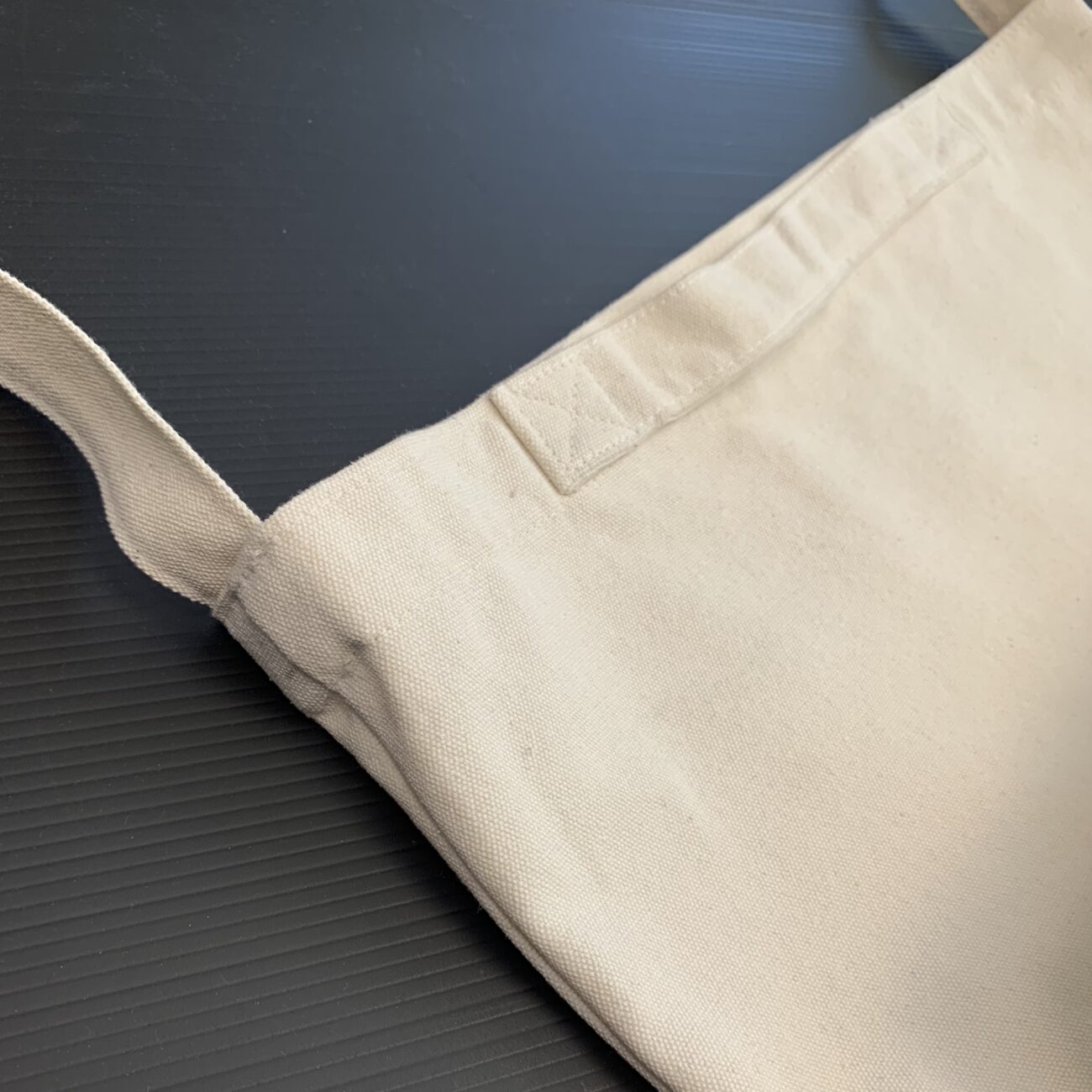 Heavy Cotton Crossbody Bag  17.75" X 12” - Image 4