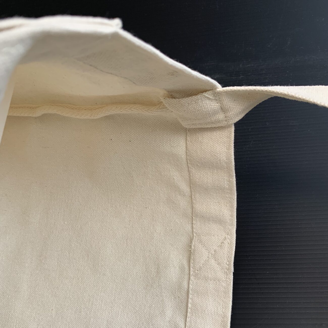 Heavy Cotton Crossbody Bag  17.75" X 12” - Image 5