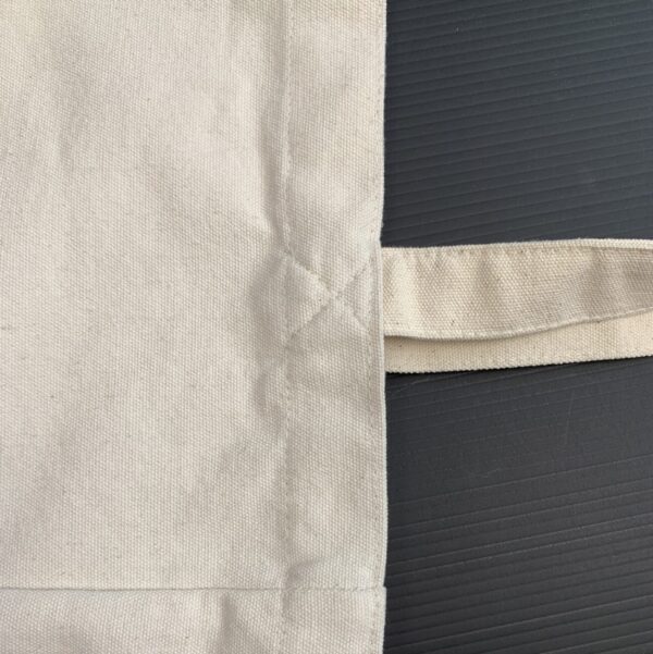 Heavy Cotton Front Double Pocket Traveler Bag 21.5” X 14"