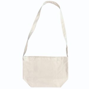 6 Color Peach-Soft touch Cotton Crossbody Bag 17.5"w X 12"h - Image 2