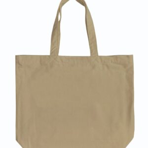 6 Color Peach-Soft touch Cotton Tote 18.5”w X 15.5"h - Image 4