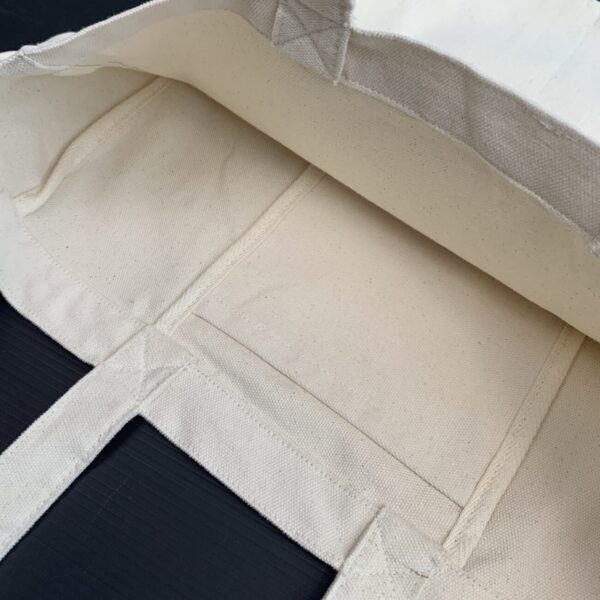 6 Color Peach-Soft touch Cotton Dual-Strap Tote  w/ Front Pockets 19.5"wX15.5”h