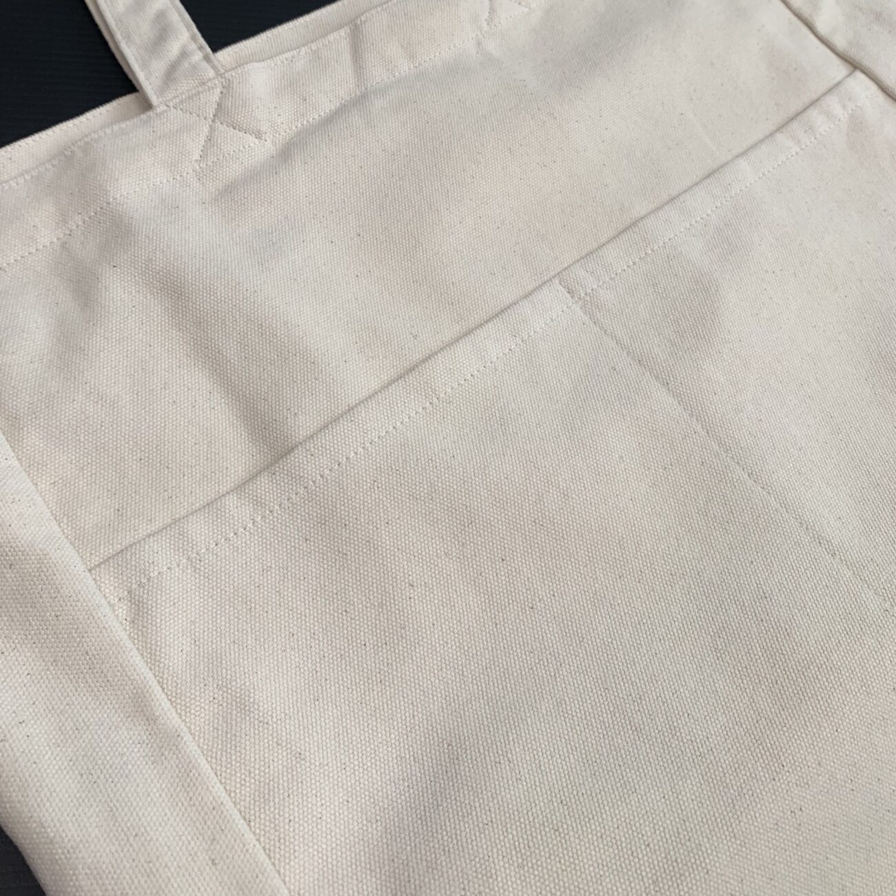 6 Color Peach-Soft touch Cotton Dual-Strap Tote  w/ Front Pockets 19.5"wX15.5”h - Image 8