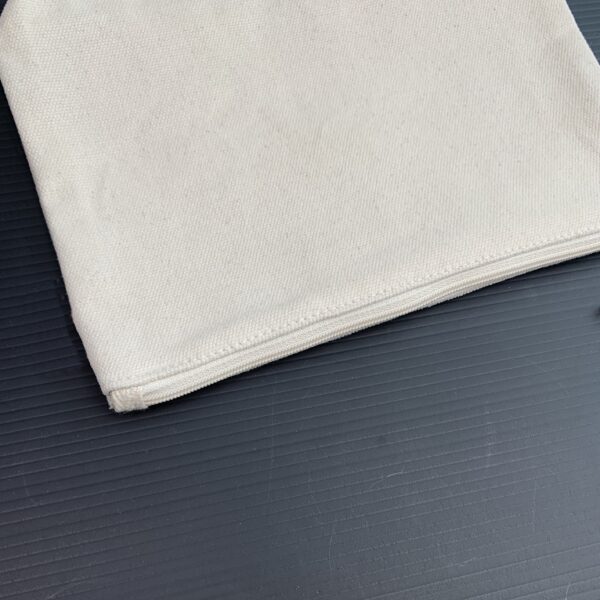 6 Color Peach Soft-Touch Cotton Zipper Pouch 9"X7"