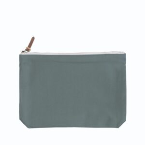 6 Color Peach Soft-Touch Cotton Zipper Pouch 9"X7"