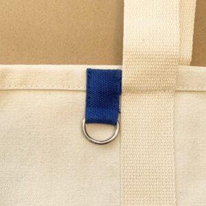 Heavy Cotton Shoulder Triple Front Pocket Bag 20”x14.25" - Image 10