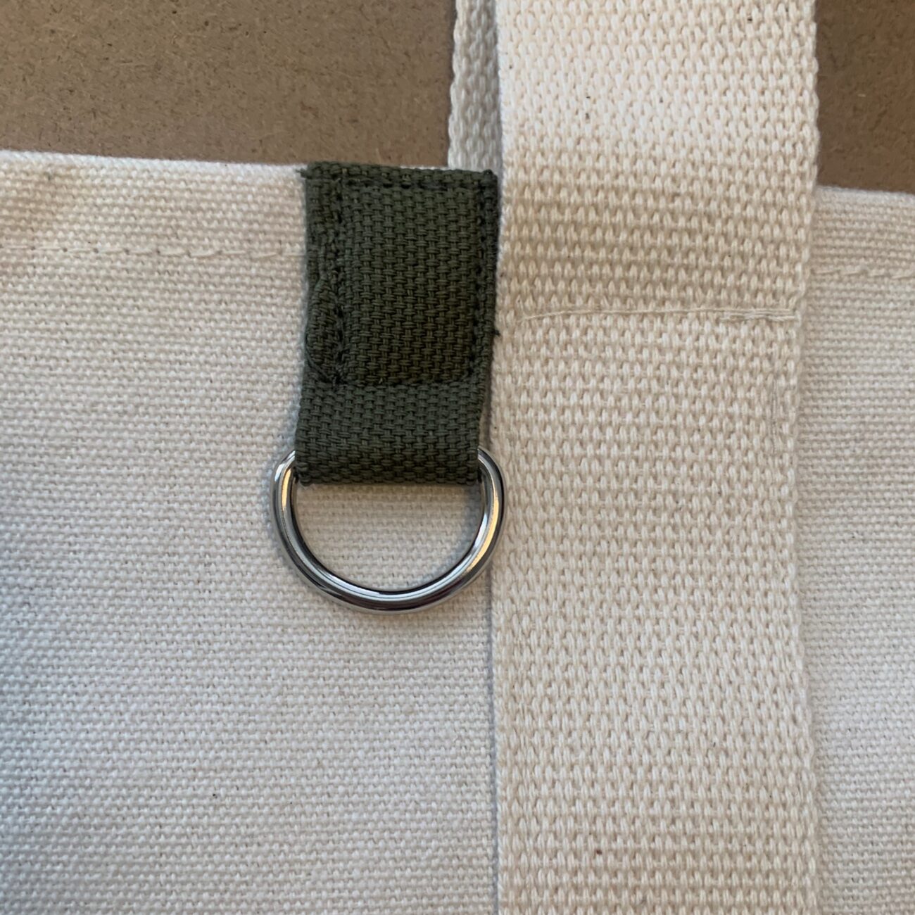 Heavy Cotton Shoulder Triple Front Pocket Bag 20”x14.25" - Image 8